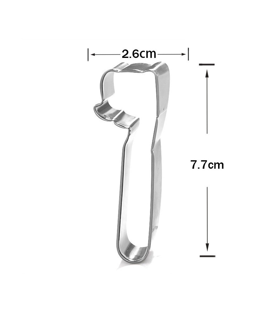 Ausstechform Zahnbürste
