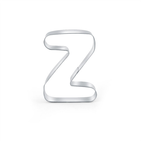 Cookie cutter letter Z