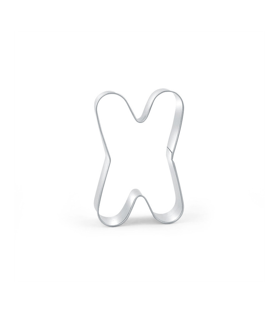 Cookie cutter letter X