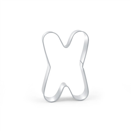 Cookie cutter letter X