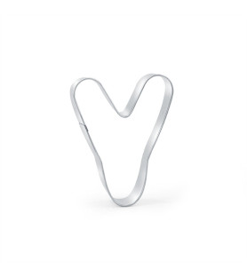 Cookie cutter letter Y