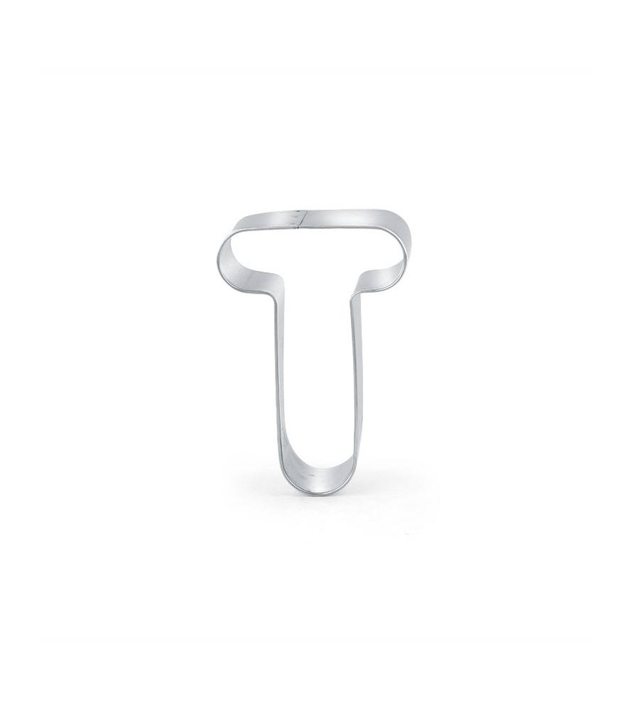 Cookie cutter letter T