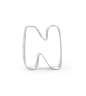 Cookie cutter letter N