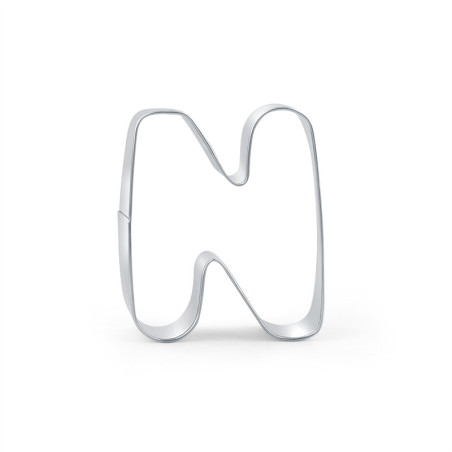 Cookie cutter letter N