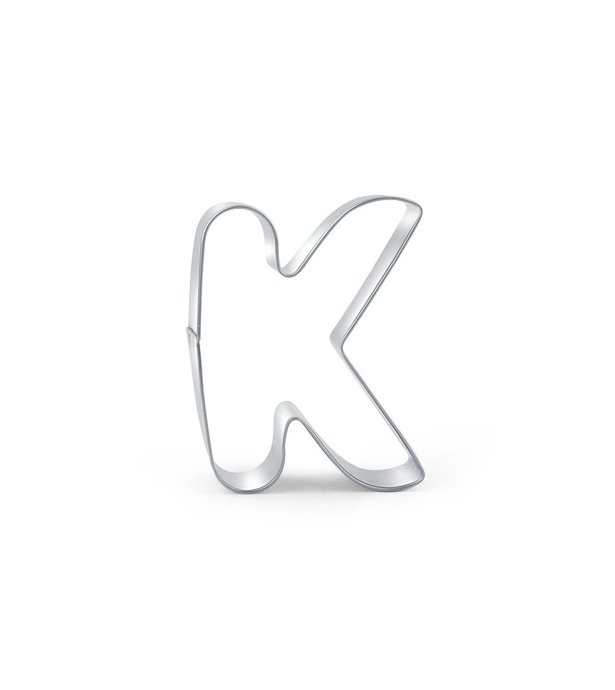 Cookie cutter letter K