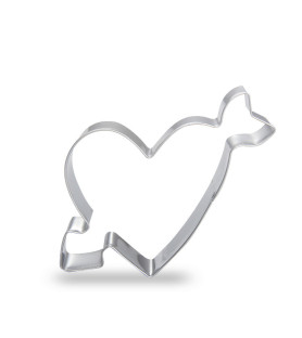 Cookie cutter Heart with Arrow