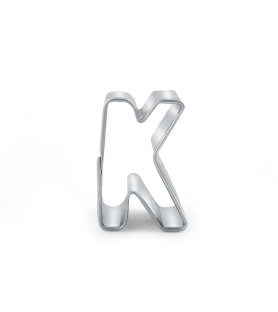 Cookie cutter letter K