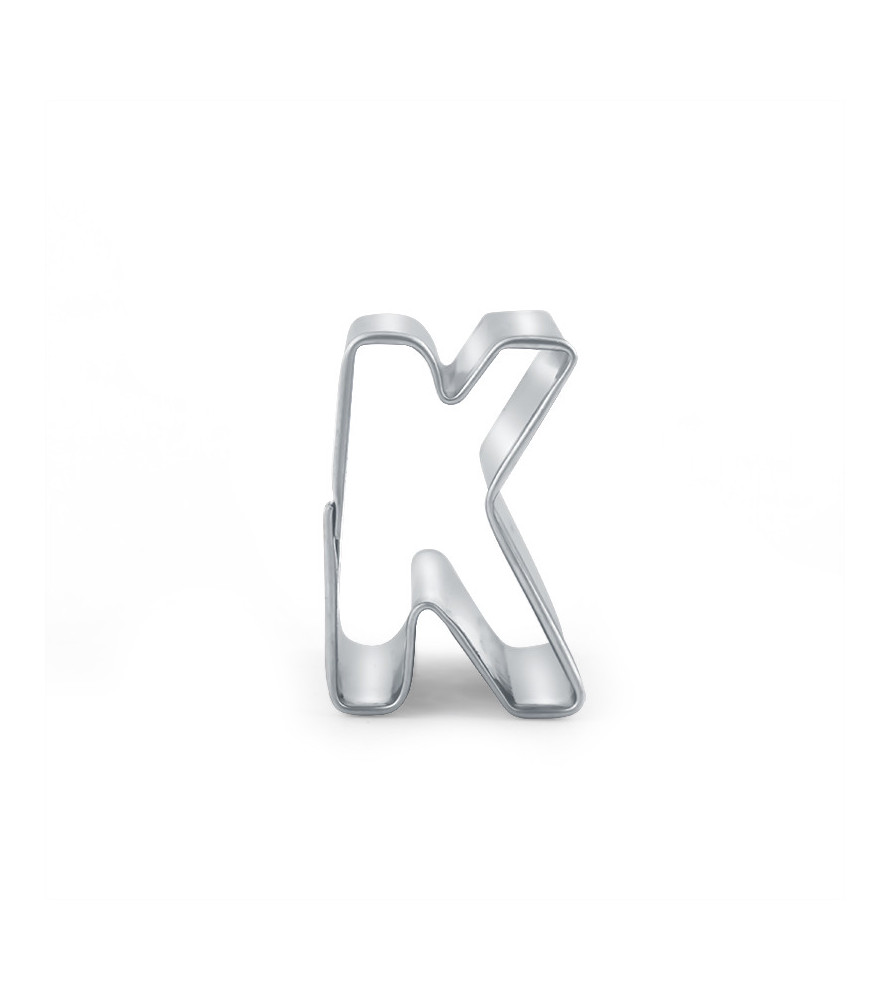 Cookie cutter letter K