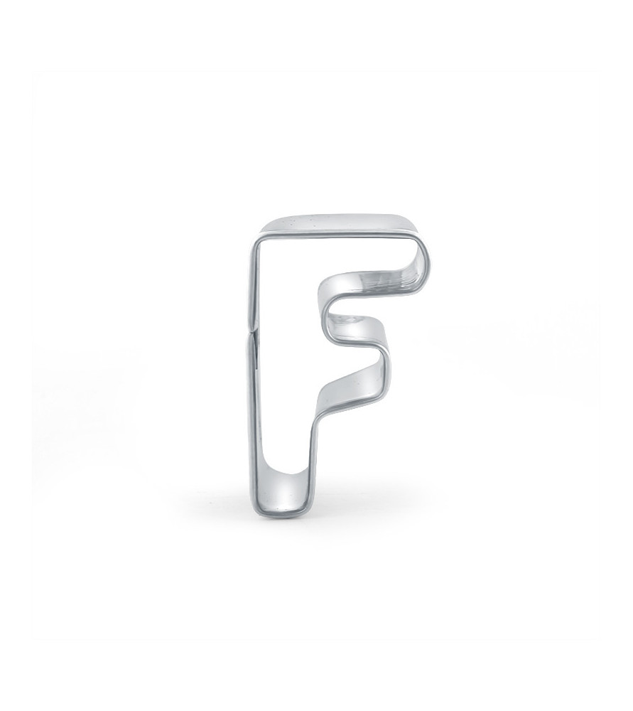 Cookie cutter Letter F Cookie cutter Letter F