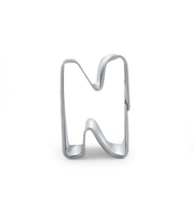 Cookie cutter letter N