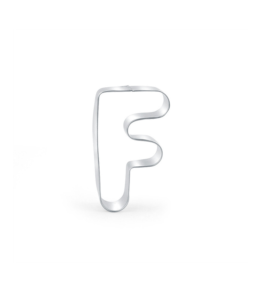 Cookie cutter Letter F Cookie cutter Letter F