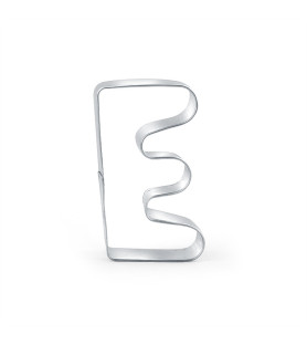 Cookie cutter Letter E