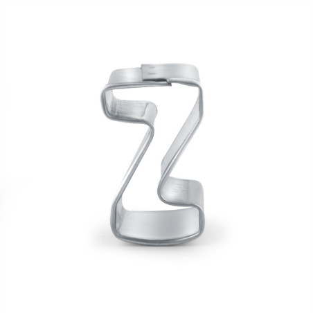 Cookie cutter letter Z