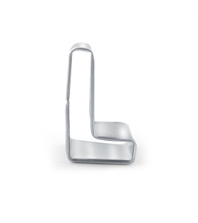 Cookie cutter letter L