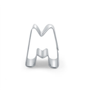 Cookie cutter letter M