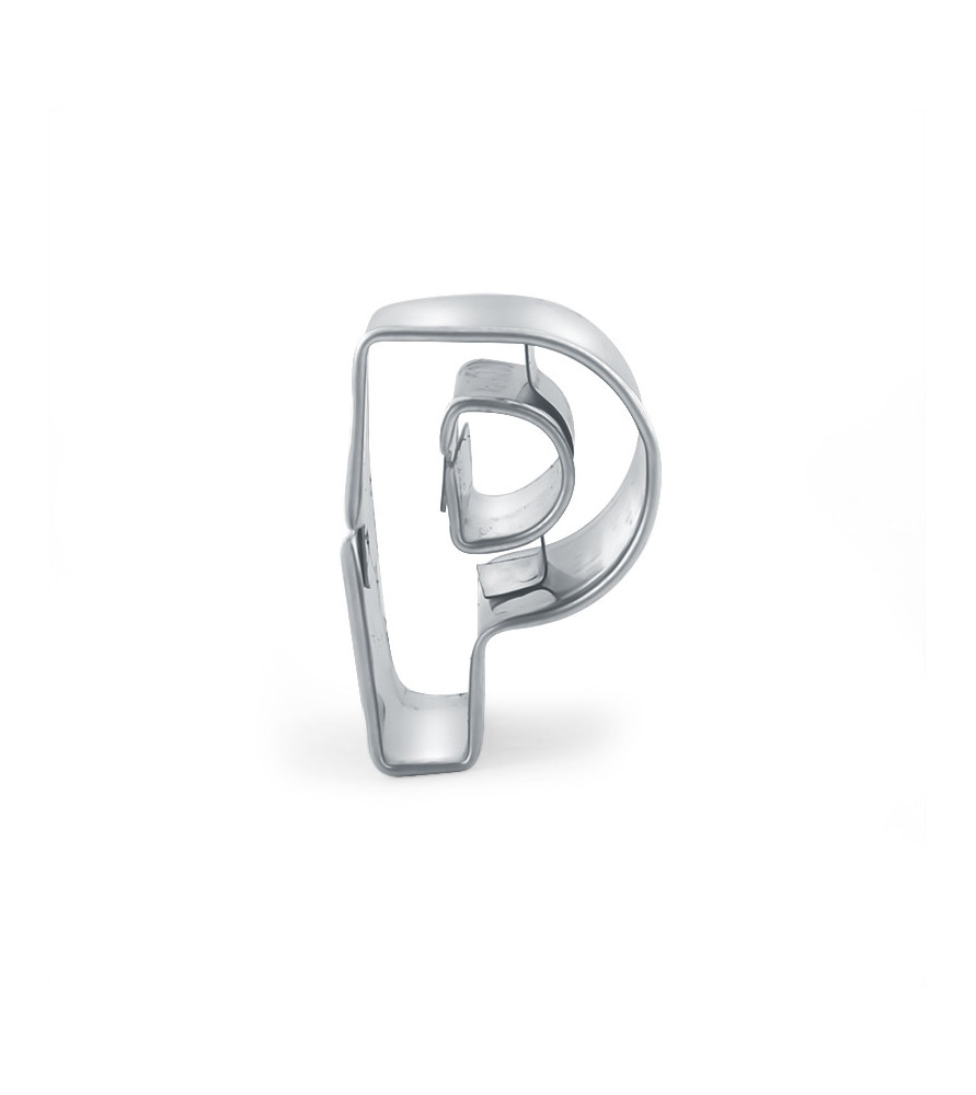 Cookie cutter Letter P Cookie cutter Letter P