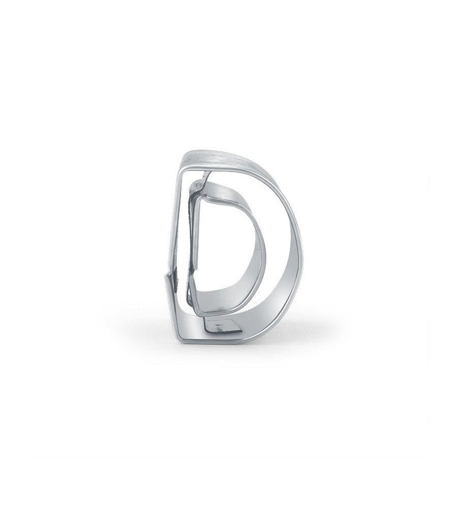 Cookie cutter Letter D Cookie cutter Letter D