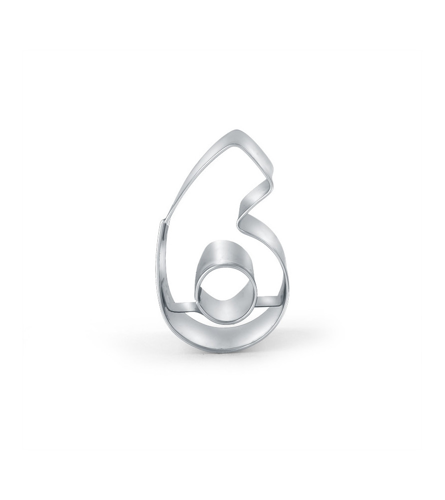 Cookie cutter number Six Cookie cutter number Six