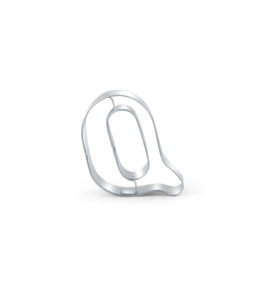 Cookie cutter letter Q Cookie cutter letter Q