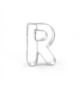 Cookie cutter letter R