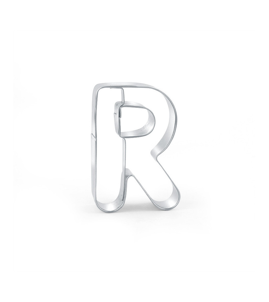 Cookie cutter letter R