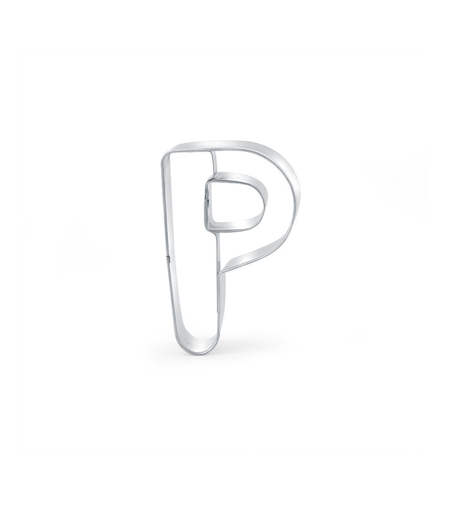 Cookie cutter letter P