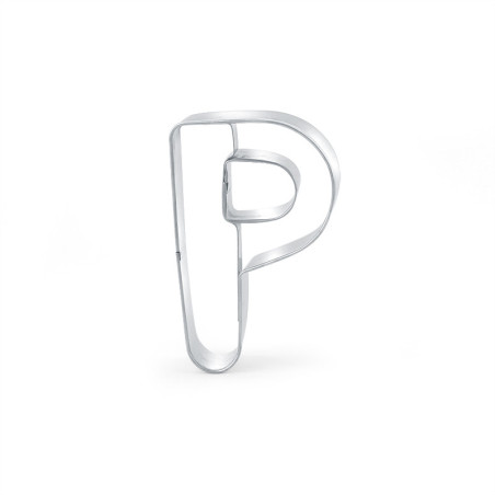 Cookie cutter letter P