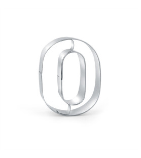 Cookie cutter letter O