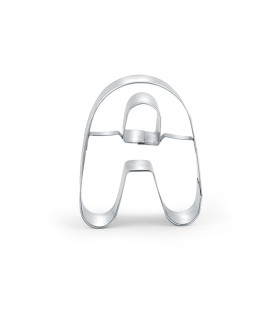 Cookie cutter letter A