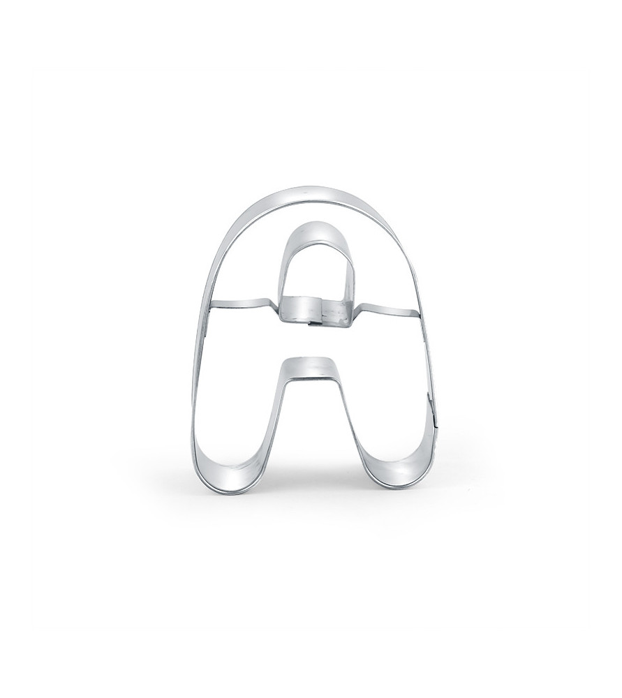 Cookie cutter letter A