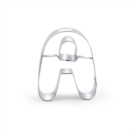 Cookie cutter letter A