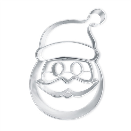 Cookie cutter Santa Claus