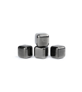 Frozen Steel stainless steel ice cubes black