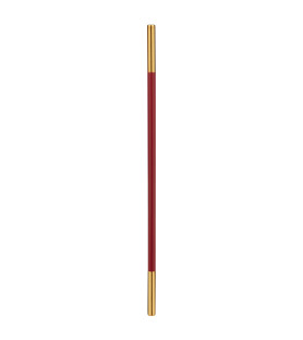 Deluxe Stainless steel straw Bordeaux/Gold 215 x 6 mm straight single