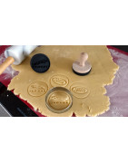 Baking tools such as rolling pins, dough scrapers, cookie stamps and much more individually designed with your logo